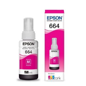 REFIL GARRAFA DE TINTA  EPSON T664 T664320 MAGENTA ORIGINAL
