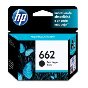 CARTUCHO DE TINTA HP 662 CZ103AL CZ103AB PRETO  ORIGINAL 2ML
