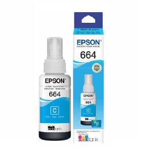 REFIL GARRAFA DE TINTA  EPSON T664 T664220 CIANO ORIGINAL