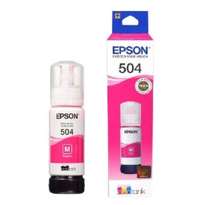 REFIL GARRAFA DE TINTA  EPSON T504 T504320 MAGENTA ORIGINAL 70ML