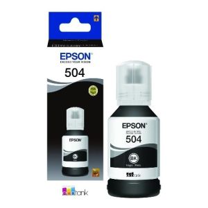 REFIL PARA TANQUE DE TINTA EPSON ORIGINAL T504120 PRETO